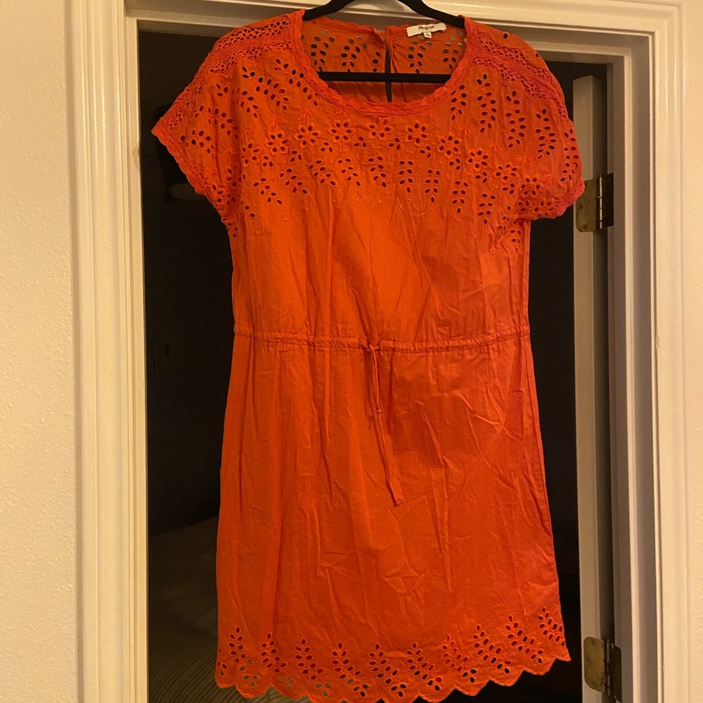 Size 2 blood orange summer dress